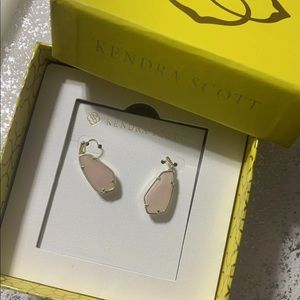 Kendra Scott Camelia Pink Rose Quartz Gold Drop